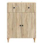 vidaXL Buffet Chêne Sonoma 66 x 34 5 x 90 cm Bois d'ingénierie