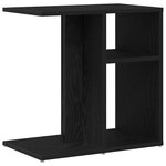 vidaXL Table d'appoint Chêne noir 50 x 30 x 50 cm Bois d'ingénierie