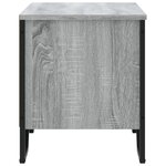 vidaXL Armoire à chaussures sonoma gris 90x38x45 5cm bois d'ingénierie
