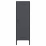 vidaXL Buffet haut anthracite 36x39x113 cm acier