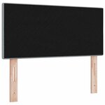 vidaXL Tête de lit LED avec tête de lit Gris clair 90 cm Polyester