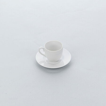 Tasses à café haute en porcelaine apulia 200 ml - lot de 6 - stalgast - porcelaine x70mm