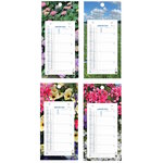 Calendrier Bloc Mensuel Mural 2026 - 16x33cm - Nature - Modèle aléatoire*