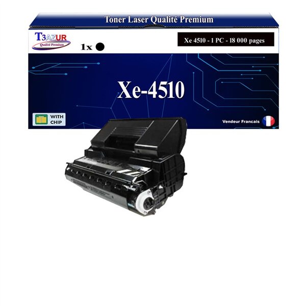 T3AZUR -Toner compatible avec Xerox Phaser 4510 (113R00712)- Noir