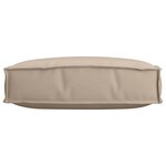 vidaXL Coussin Taupe 60 x 60 x 12 cm Tissu Oxford
