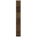 vidaXL Bibliothèque/Séparateur de pièce Chêne marron 60x24x186 cm