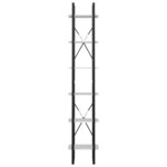 vidaXL Bibliothèque à 6 niveaux blanc 40x30x210 cm bois ingénierie