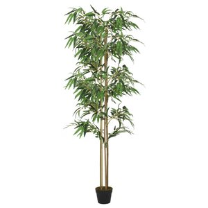 vidaXL Bambou artificiel 988 feuilles 150 cm vert