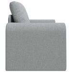 vidaXL Canapé-Lit Gris clair 98 x 71 x 83 cm tissu