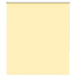 vidaXL Store enrouleur occultant jaune largeur du tissu 136 6 cm