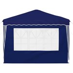 vidaXL Tente de fête pop-up 288 x 288 x 245 cm Bleu Tissu Oxford