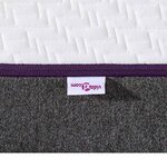 vidaXL Matelas Blanc  Gris 90 x 200 cm Mousse