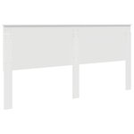 vidaXL Tête de lit Blanc Brillant 200 cm Bois d'ingénierie