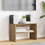 vidaXL Meuble TV Chêne artisanal 60 x 30 x 40 cm Bois d'ingénierie