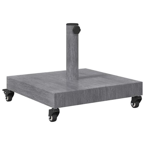vidaXL Socles de parasol d'extérieur Bois foncé 45 x 45 x 32 cm