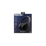 T'nB - CSTRAVEL2 - Casque stéréo filaire + micro + adaptateur avion - Noir