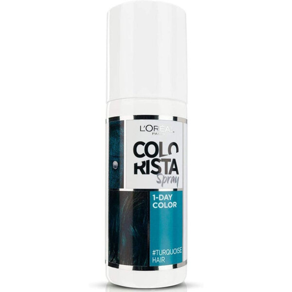 L'oréal paris - spray colorista couleur 1 jour pastel - turquoise hair