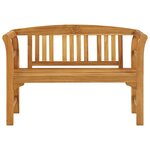 vidaXL Banc de jardin 120 cm bois d'acacia solide