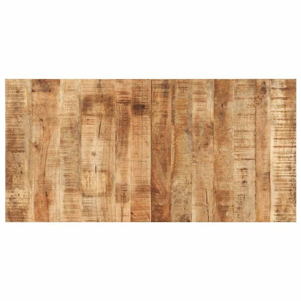 vidaXL Dessus de table 120x60x(1 5-1 6) cm Bois de manguier brut