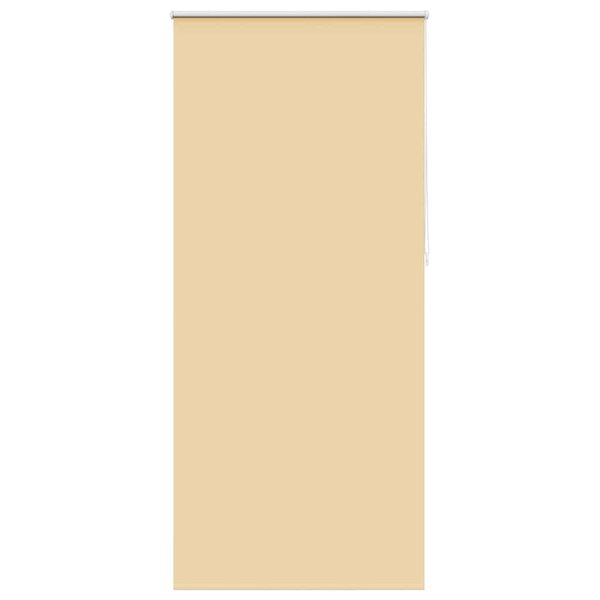 vidaXL Store enrouleur occultant 84 4 x 230 cm  largeur du tissu 80 cm  beige