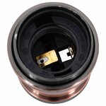 vidaXL Douilles de lampe 2 Pièces bronze rouge E27