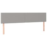 vidaXL Sommier à lattes de lit avec matelas Gris clair 160x200cm Tissu