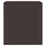 vidaXL Coffre de rangement jardin Marron 55x53x57 cm PP