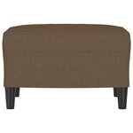 vidaXL Repose-pied Marron 60x50x41 cm Tissu