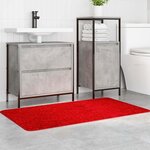 vidaXL Tapis de bain antidérapant Rouge 70 x 120 cm PP