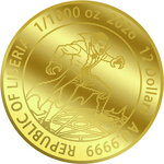 Monnaie PIXEL VAMPIRE 1/1000 Oz Or 12$ Liberia 2026 (PRÉCOMMANDE)