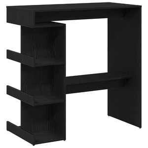 vidaXL Table de bar Chêne noir 100 x 48 x 101 5 cm Bois d'ingénierie