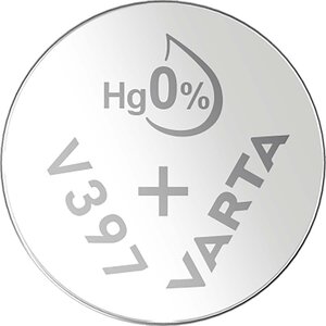 Pile oxyde argent 'Watch' V397 (SR59) SR726SW 1 55 Volt VARTA
