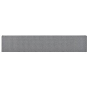 vidaXL Tapis de couloir Gris foncé 50x300 cm