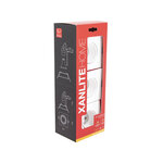Lot 3 spots gu10 50w 2700k carré orientable blanc ip20