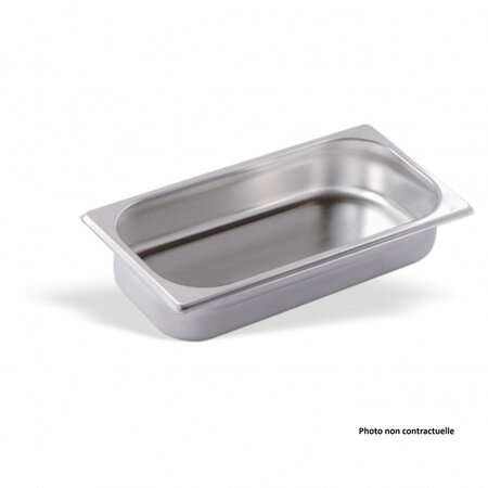 Bac gastro inox gn 1/3 - h 100 mm - pujadas -  - inox3.8