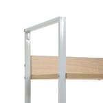 vidaXL Bibliothèque à 4 niveaux chêne 60x27 6x124 5 cm bois ingénierie