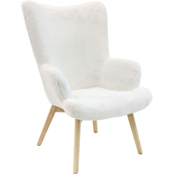 Fauteuil cosy imitation fourrure helsinki
