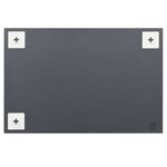 vidaXL Miroir mural avec lampes LED Rectangulaire Verre