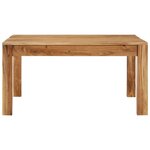 vidaXL Table basse 80x80x40 cm Bois d'acacia massif