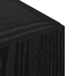 vidaXL Cabinet de Bureau Chêne noir 60 x 32 x 115 cm Bois d'ingénierie