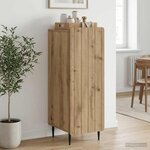 vidaXL Buffet Chêne artisanal 34 5 x 33 x 92 cm Bois d'ingénierie