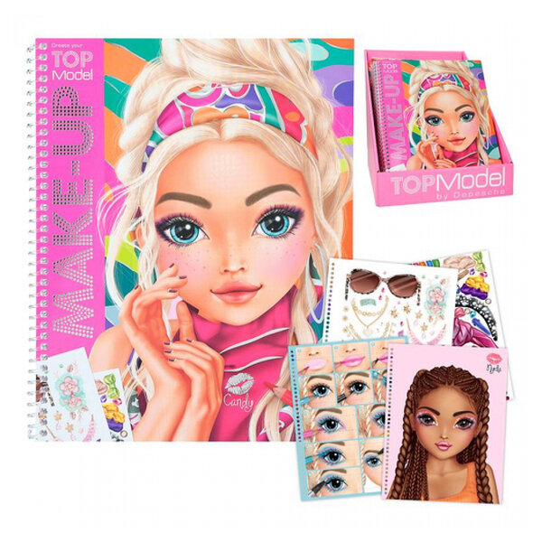 Album a colorier Make up TopModel