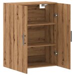 vidaXL Armoire murale chêne artisanal 69 5x34x90 cm