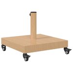 vidaXL Socles de parasol d'extérieur Bois clair 45 x 45 x 32 cm