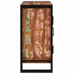 vidaXL Cabinet de chevet Multicolore Bois massif recyclé