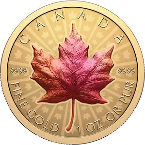 Monnaie MAPLE LEAF Ultra High Relief 1 Oz Or 200$ Canada 2026