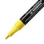 Marqueur pointe fine FREE acrylic T100 jaune STABILO