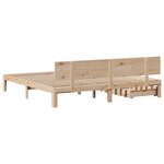 vidaXL Cadre de lit avec tiroirs sans matelas 180x200 cm