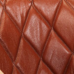 vidaXL Chaise cabriolet marron cuir véritable bois de manguier massif