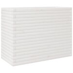 vidaXL Jardinière blanc 90x40x68 5 cm bois de pin massif